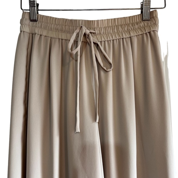 Babaton Luiz culottes in pale yellow high waist size S excellent condition - Picture 3 of 12